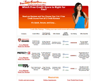 Tablet Screenshot of freecreditscorequick.com